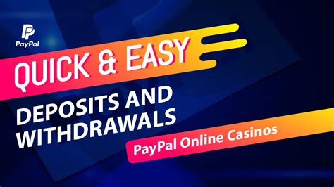 online casino deposit with PayPal